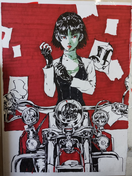 画些简单点的， 动漫 速写 素描 线描 彩...