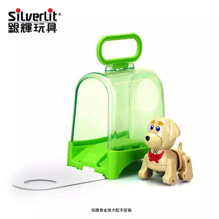 银辉知趣猫狗智能电动狗狗仿真宠物黄金猎犬银...