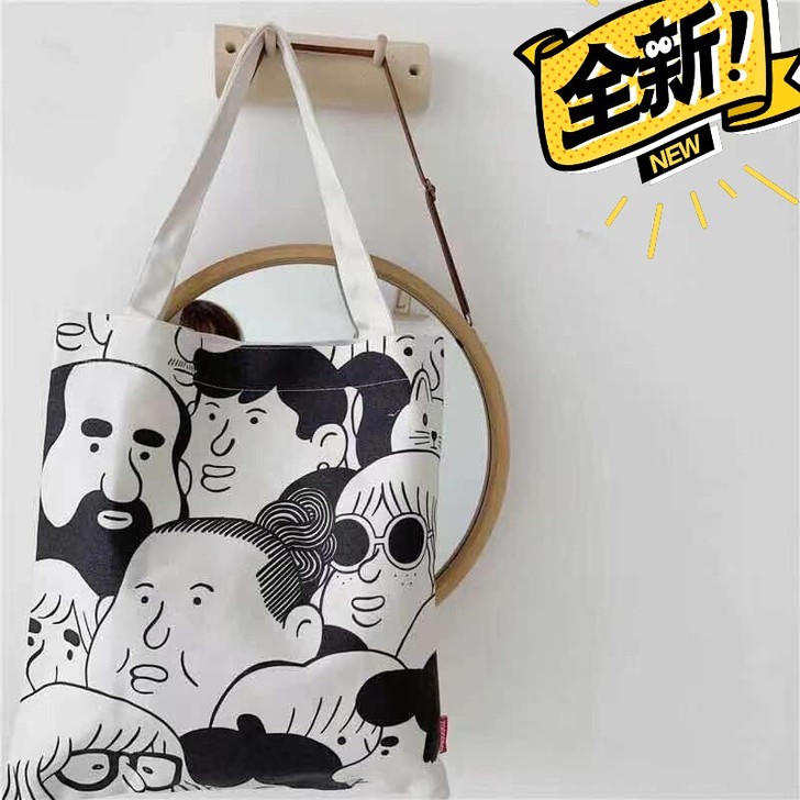 全新帆布包9.9元包邮！ 网店不干了一仓库...