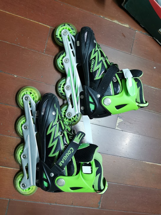 美洲狮溜冰鞋滑冰鞋轮滑鞋,L码38##am...