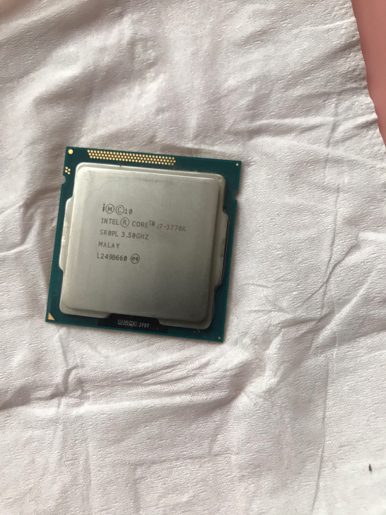 i7 3770kCPU一块，刚从主板拆下来...