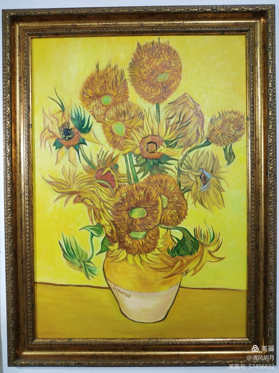 纯手绘油画，50X70cm，专业亚麻油画布...