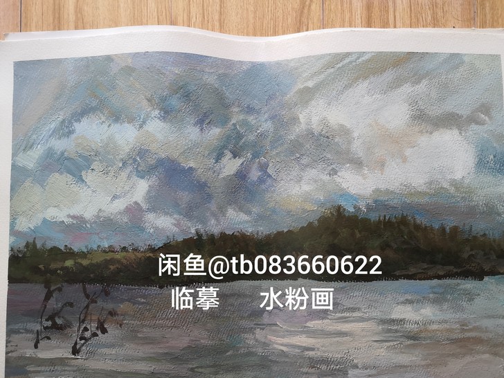 水粉水彩都可画，大学生临摹作品。是临摹的作...
