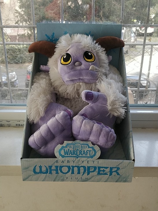 魔兽世界 雪人 玩偶 正版毛绒玩具