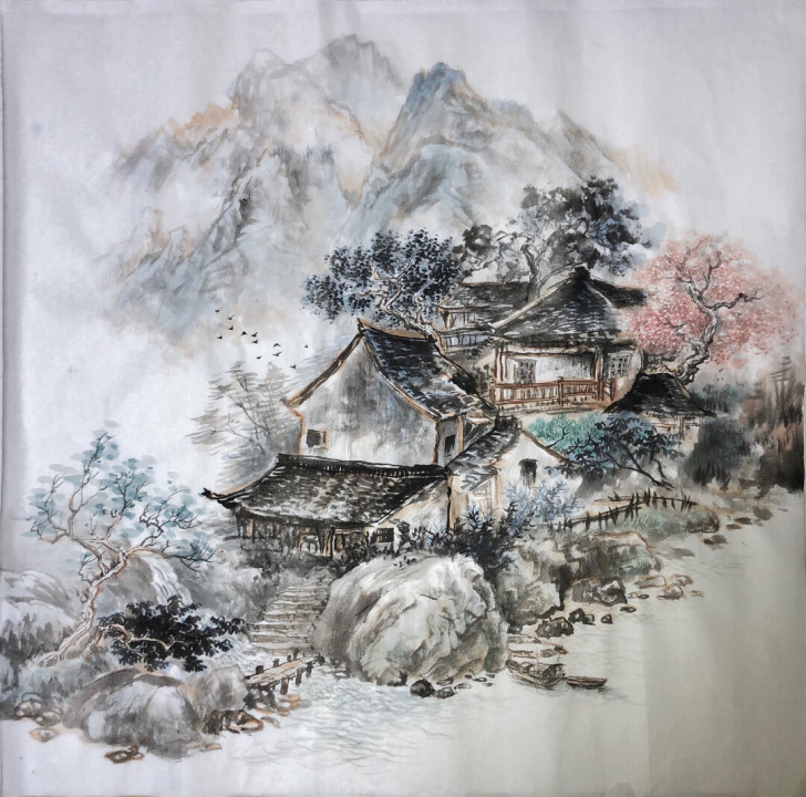 #粉丝福利# 手绘 国画#107手绘 国画