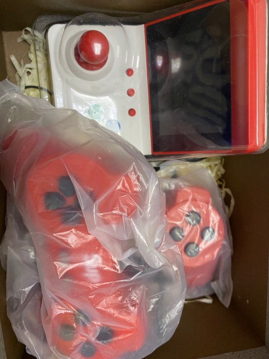 霸王小子A6掌上双人版迷你摇杆掌机华强北复...