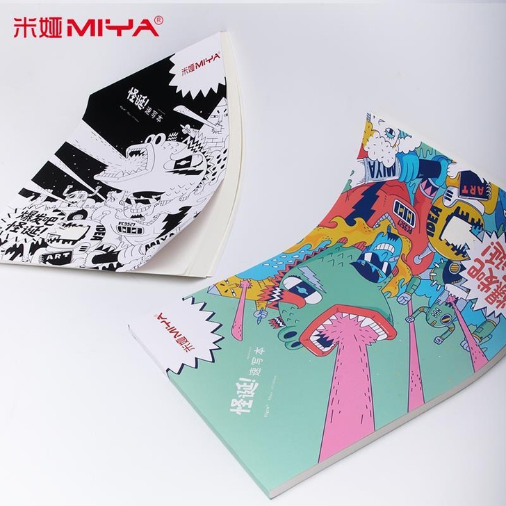 米娅cj速写本素描簿加厚画画本美术写生考试...