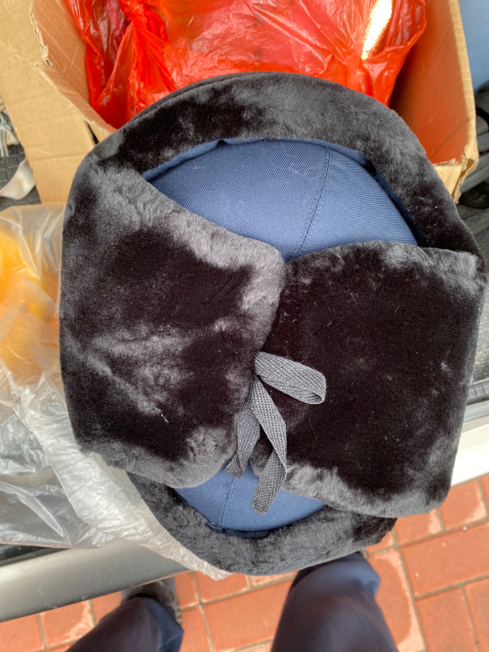 冬天的棉帽子（雷锋帽），全新没带过，实图！...