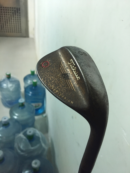 泰特利斯，60度沙坑杆，杆头有生锈，绝对正品