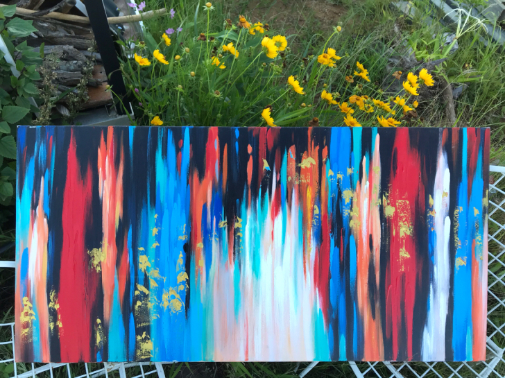 油画丙烯画装饰画《人生》50##amp；t...