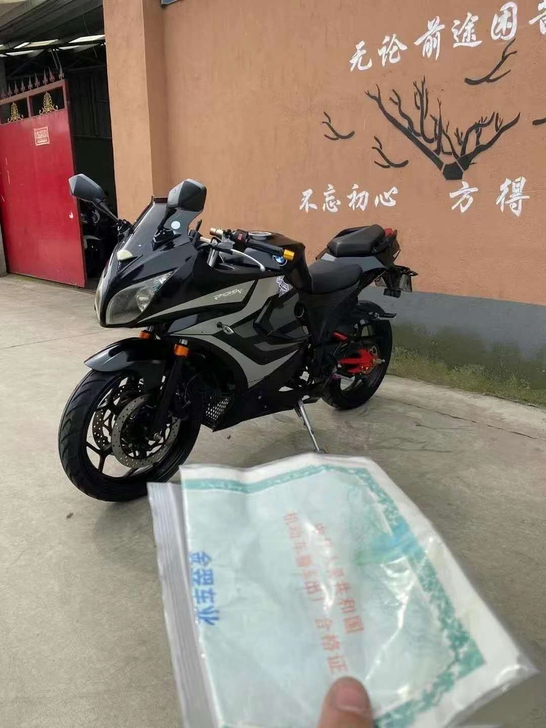北极光250到货。带出厂手续，看中的速度了...