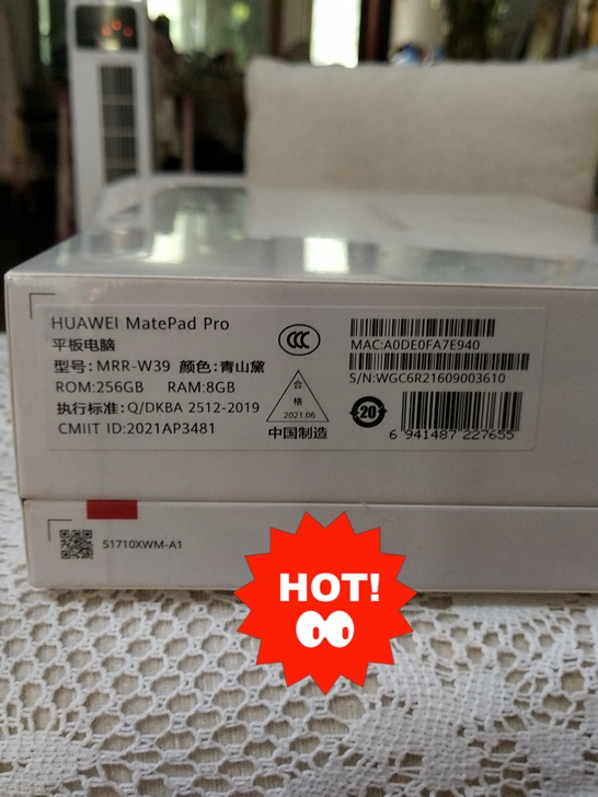 华为平板电脑MatePad Pro 10....