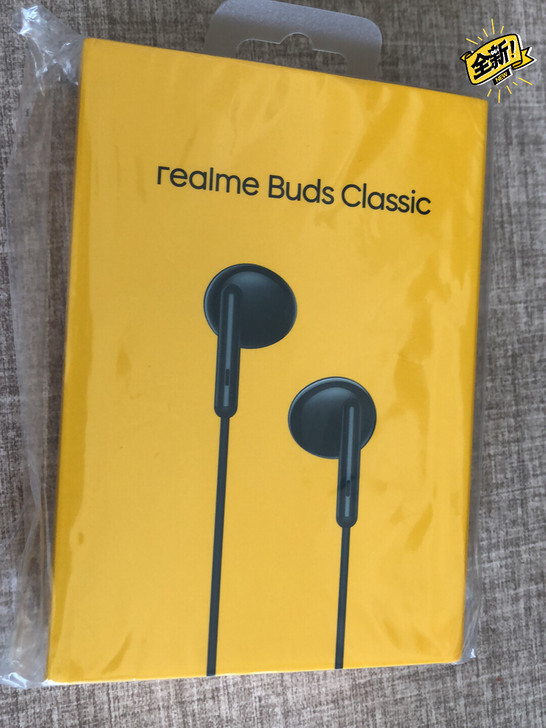全新 realme经典线控耳机，3.5mm...