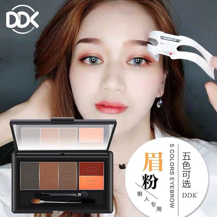 五色眉粉，防水不脱妆，可做腮红、眼影，附赠...
