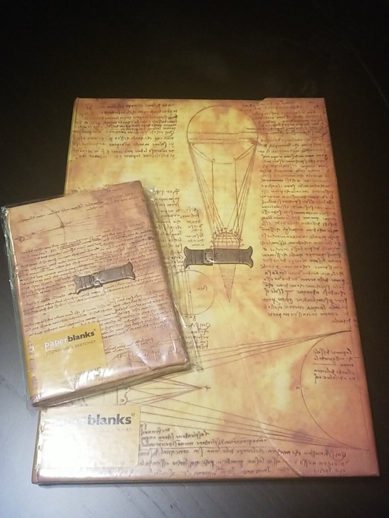 绝版paperblanks达芬奇A4大本空...