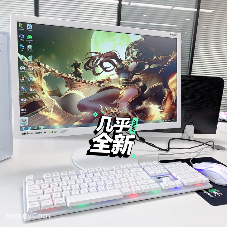 自用流畅九成新低价转让台式电脑主机二手电脑...