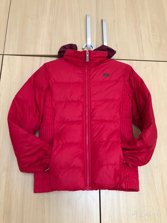 nike女式二合一修身羽绒服