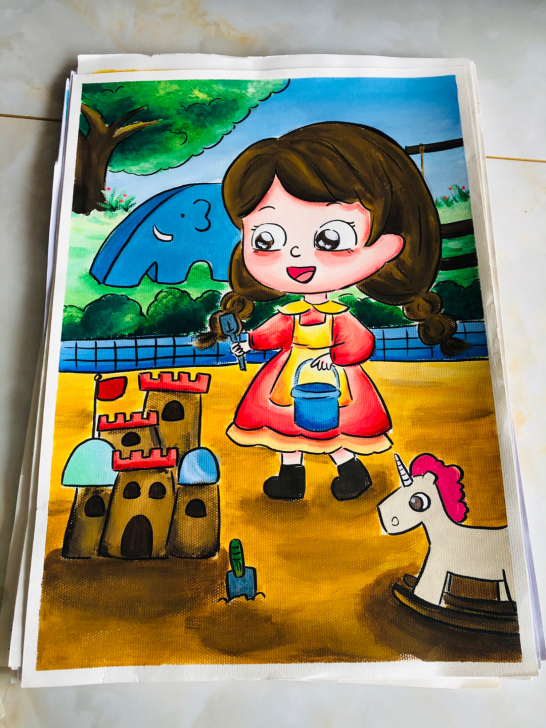 儿童绘画成品出售