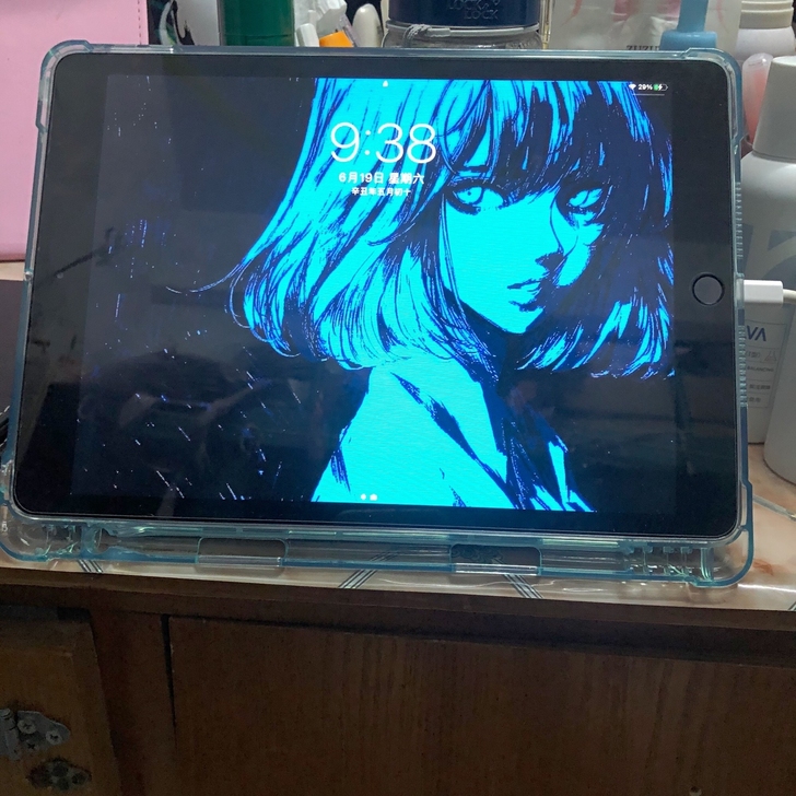 考研学习的iPad苹果平板电脑 Apple...