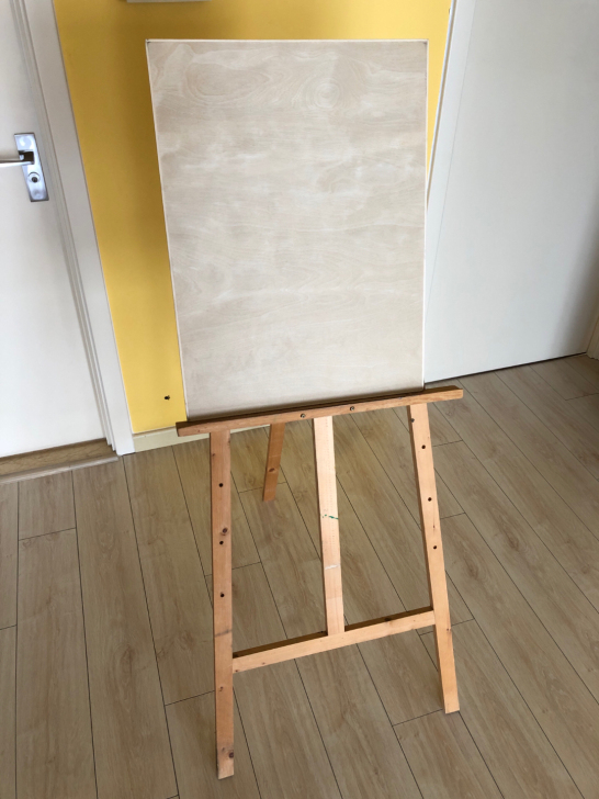 1.5米实木木制画架 4K A2椴木画板 ...