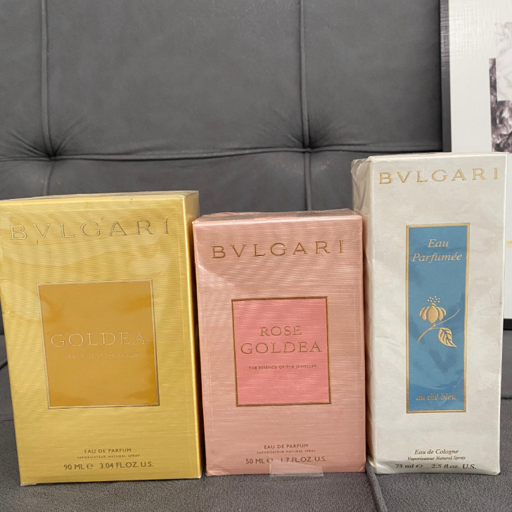 宝格丽金漾黄金/玫瑰金漾/茗蓝古龙香水