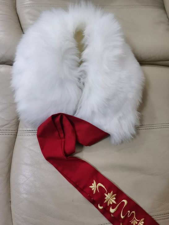 汉尚华莲 汉服毛领