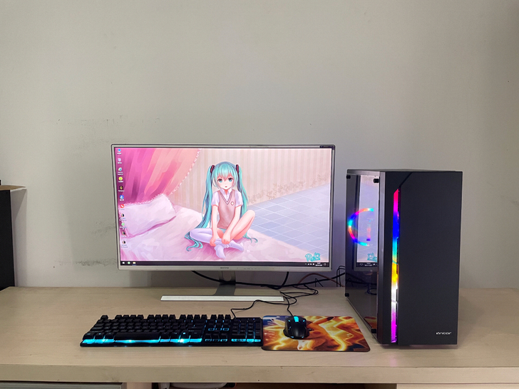 急售电脑二手台式主机r52600整机吃鸡组...