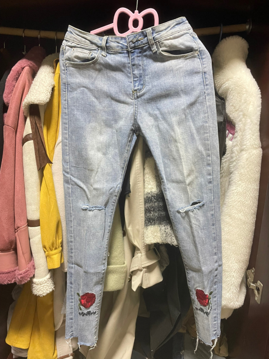 断舍离牛仔裤女裤