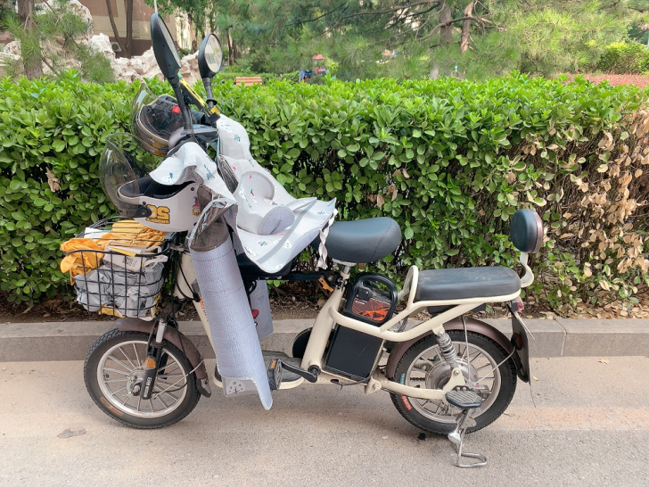 新日电动车 市内30多公里来回没问题 本来...