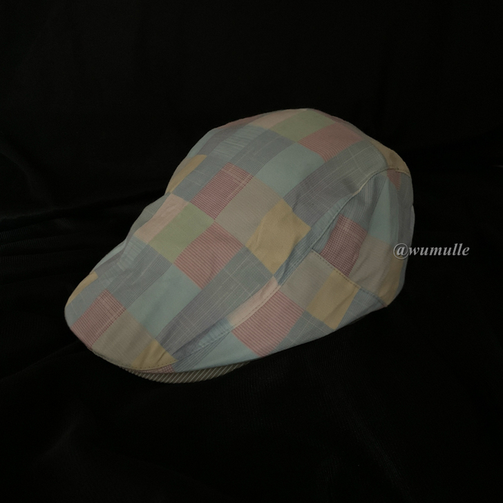 wumulle vintage复古前进格子...