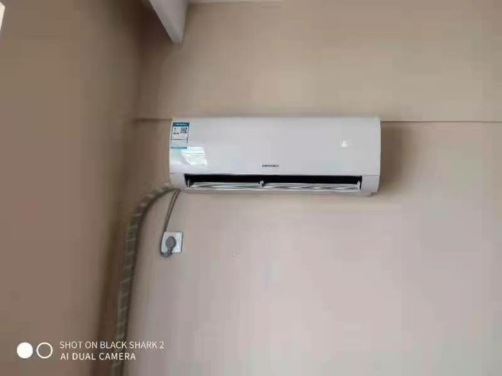 天是真热，。全新松下空调，纯铜制作，质保6年