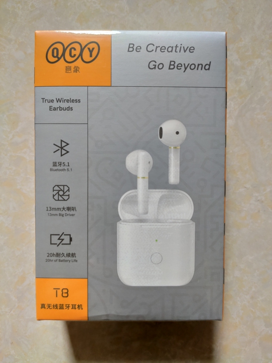 QCY T8 真无线半入耳式蓝牙耳机 全新...