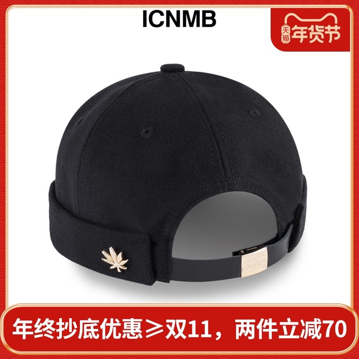 IC20新款高街贝雷帽美式潮牌雅痞帽子女冬...