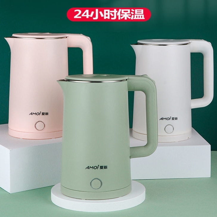 全新烧水壶保温一体家用大容量全自动不锈钢热...