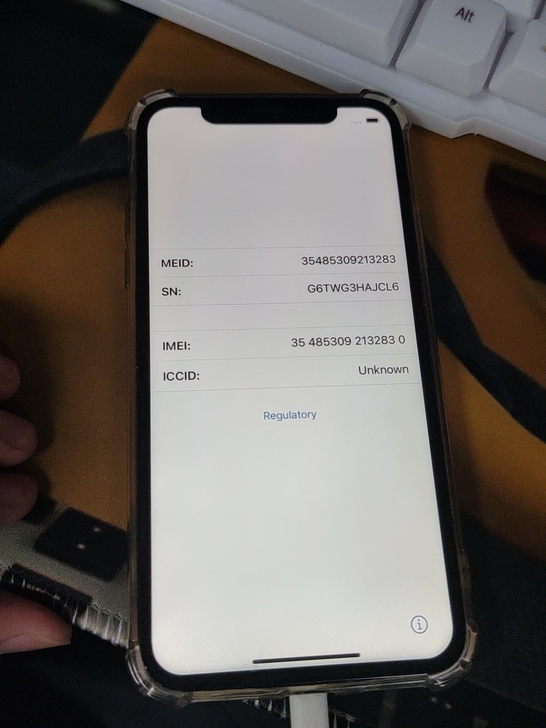 iphoneX 港版256g 深空灰色港版