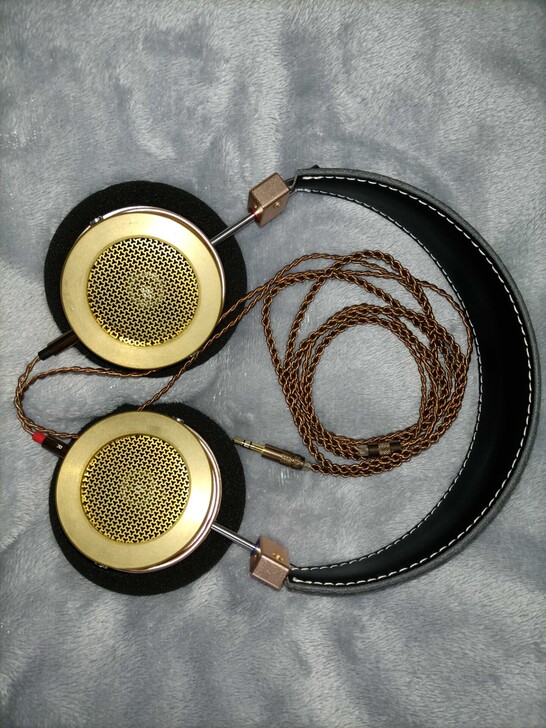 高端歌德DIY头戴耳机 50mm秘制单元开...