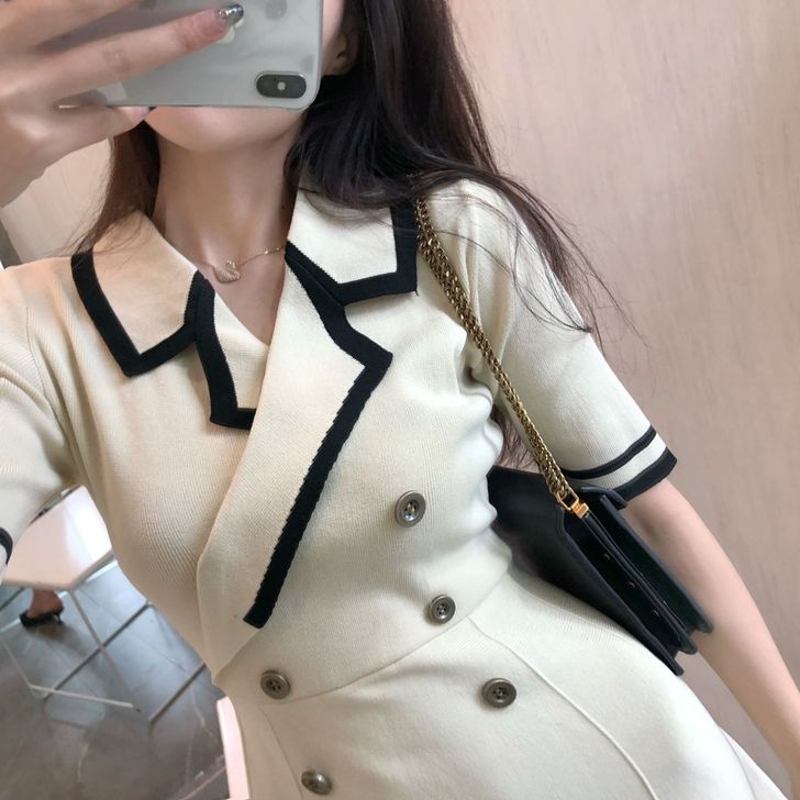 裙子仙女超仙森系学生气质长裙法式春新款in...