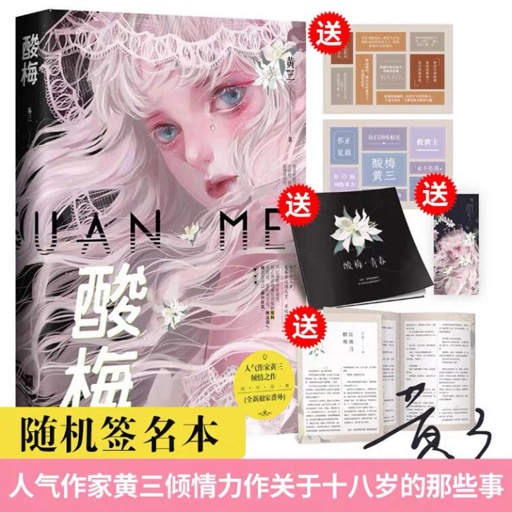 酸梅 小说正版无删减黄三著晋江文学青春校园...