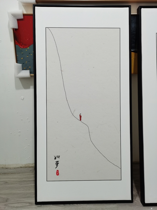 处理样品,材质油画布+PS框 运费自理