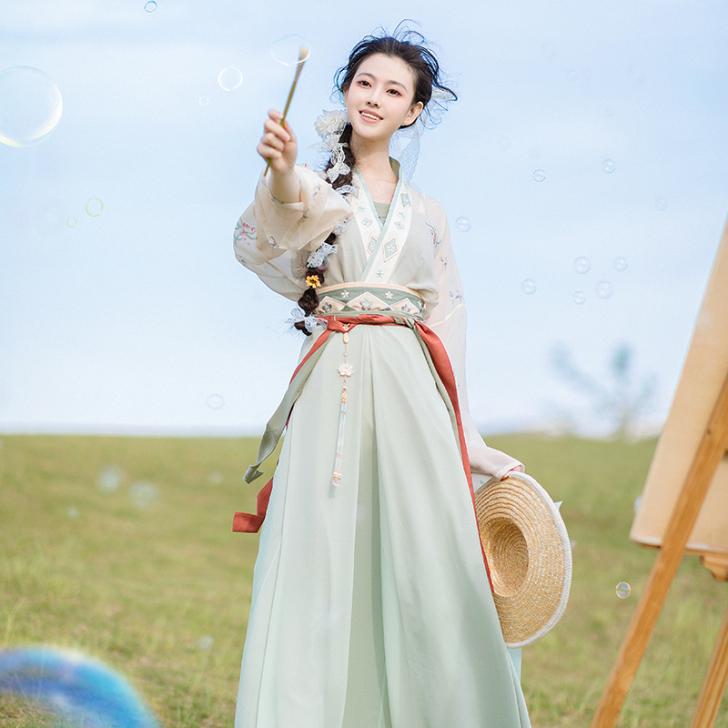 池夏 汉服下裙，下裙到货洗过未穿，有意者联系