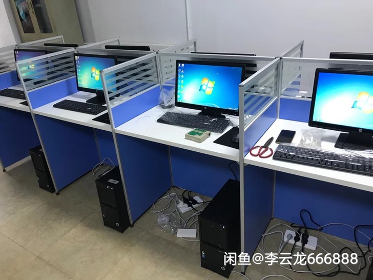二手办公台式电脑联想电脑台式主机戴尔电脑四...