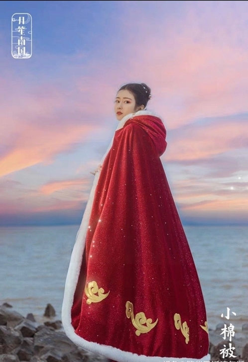 【汉服出租】月笙南国斗篷出租，仅斗篷！汉服...