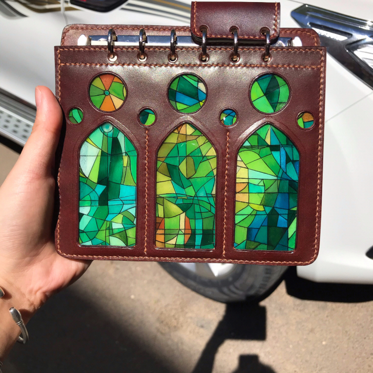 手工教堂风格牛皮本子