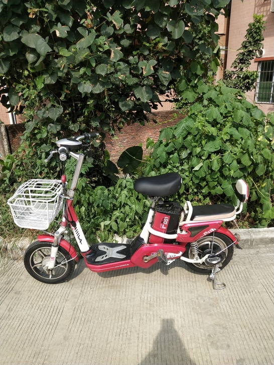 工作原因急转爱玛电动车原装锂电池可以跑三十...