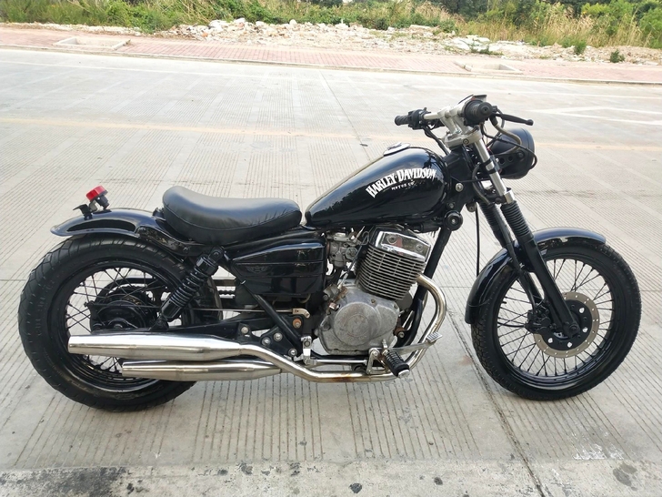 复古本田双缸双排250太子摩托车，外地可以...