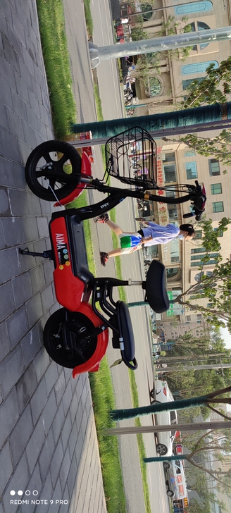 爱玛电动车成色好，今年在售后才换的新电池。...