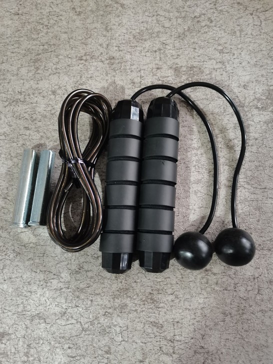 全新可拆卸负重款钢丝跳绳两用钢丝绳+无绳球...