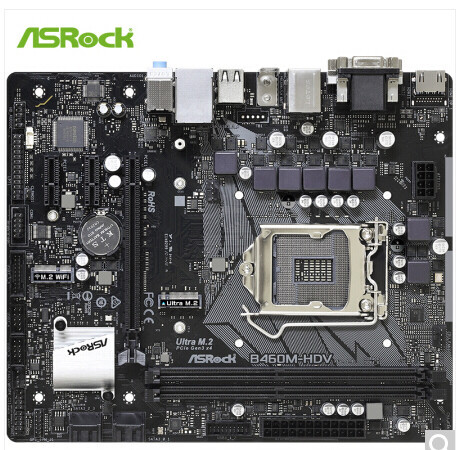 华擎（ASRock）B460M-HDV主板...