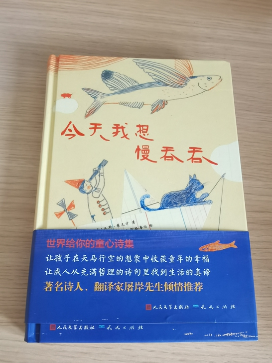 《今天我想慢吞吞》诗集，精装版