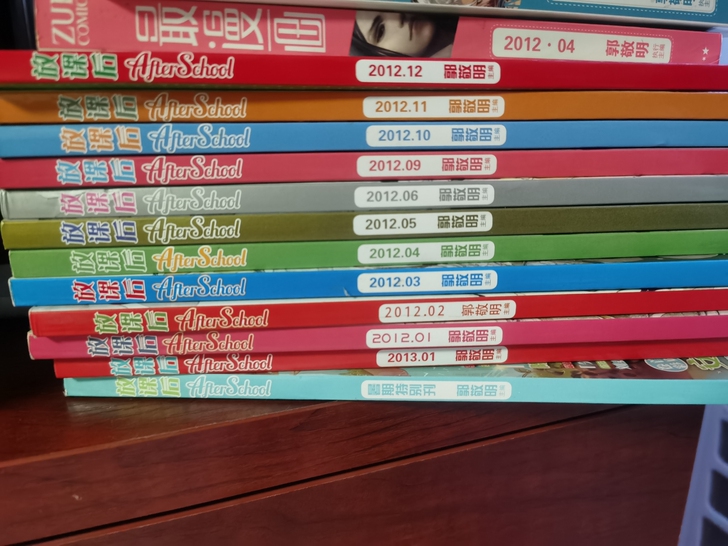 郭敬明放课后从2012年01到12和图上所...